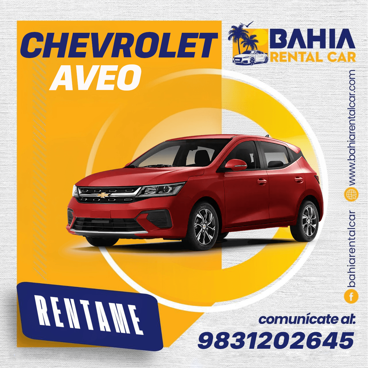 CHEVROLET AVEO 2025 - ROJO